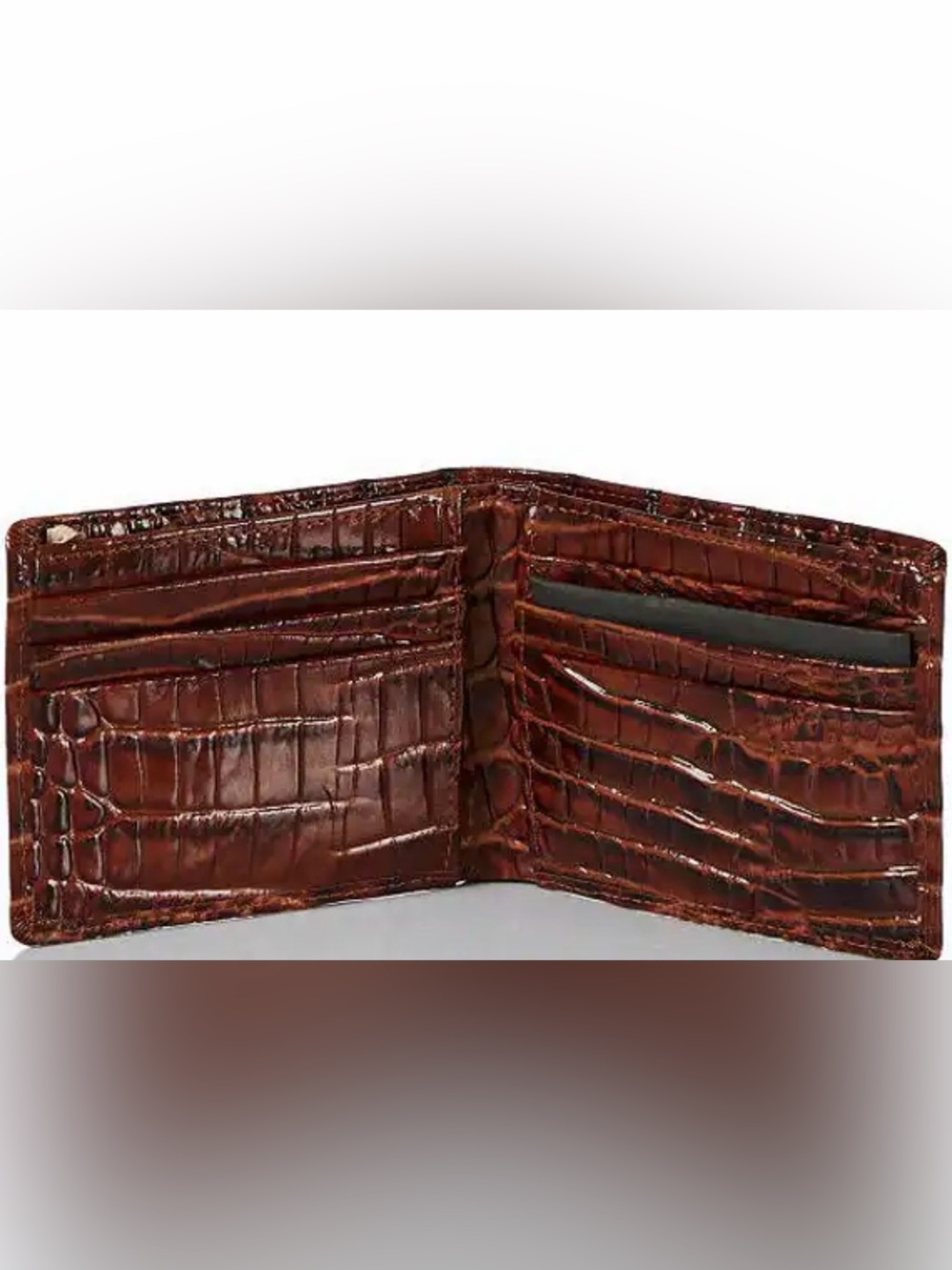Brahmin Billfold Pecan Melbourne Genuine Leather New with Tags